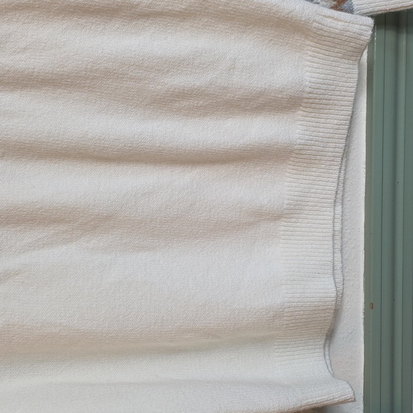 North Pole Womens Fair Isle Gray Tan Medium New - Picture 4 of 13